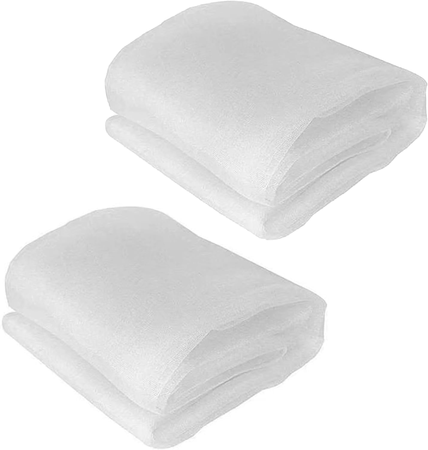 Garden Plant Mesh Netting：2Pcs Fruit Protection Bags with Drawstring and Zipper，5.9Ft*7.2Ft Garden Netting for Raised Beds, Plant Protection,Gardening Supplies