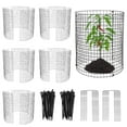 thumbnail image 1 of Garden Plant Protectors,Large Wire Plant Protector from Animals,6 Pack Metal Plant Cage Chicken Wire Cloche with Ground Stakes and Nylon Tie to Keep Animals Out,Garden Protection Bunny Barricade, 1 of 6