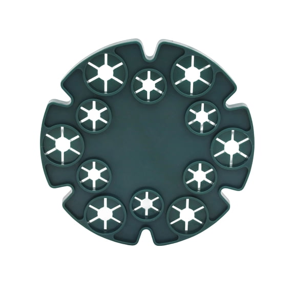 Garden Plant Support Frame with Bamboo Tray, Plastic Coated Steel Pipe Fixing Rack, Climbing Vine Trellis for Potted Flowers, Sturdy Support Stake for Outdoor Plants