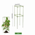 thumbnail image 1 of Garden Plant Support Stakes Fiberglass 4-Corner Trellis Frame Tomato Cage Cucumber Climbing Rattan Stand Weather Resistant Outdoor Gardening Rods, 1 of 1