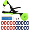 Garden Plant Tape Gun with 10000pcs Staples 21 Rolls of Plant Tape for