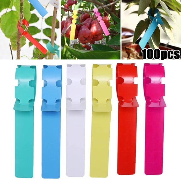 Garden Plant Tree Tags Labels Hanging Name Nursery Waterproof Marker Tool Blue Smile Home