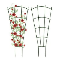 Garden Plant Trellis Heavy Duty Metal Fan Shaped Support for Climbing Plants Vines Vegetables Flowers Outdoor Indoor Use