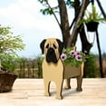 thumbnail image 1 of Garden Planter under $5! CQCYD Garden Art Dog Flower Pot, Cute Animal Planter for Succulentss, Outdoor Garden Decor Statue, PVC Storage Pot for Plants, Creative Patio Yard Decoration, 1 of 3