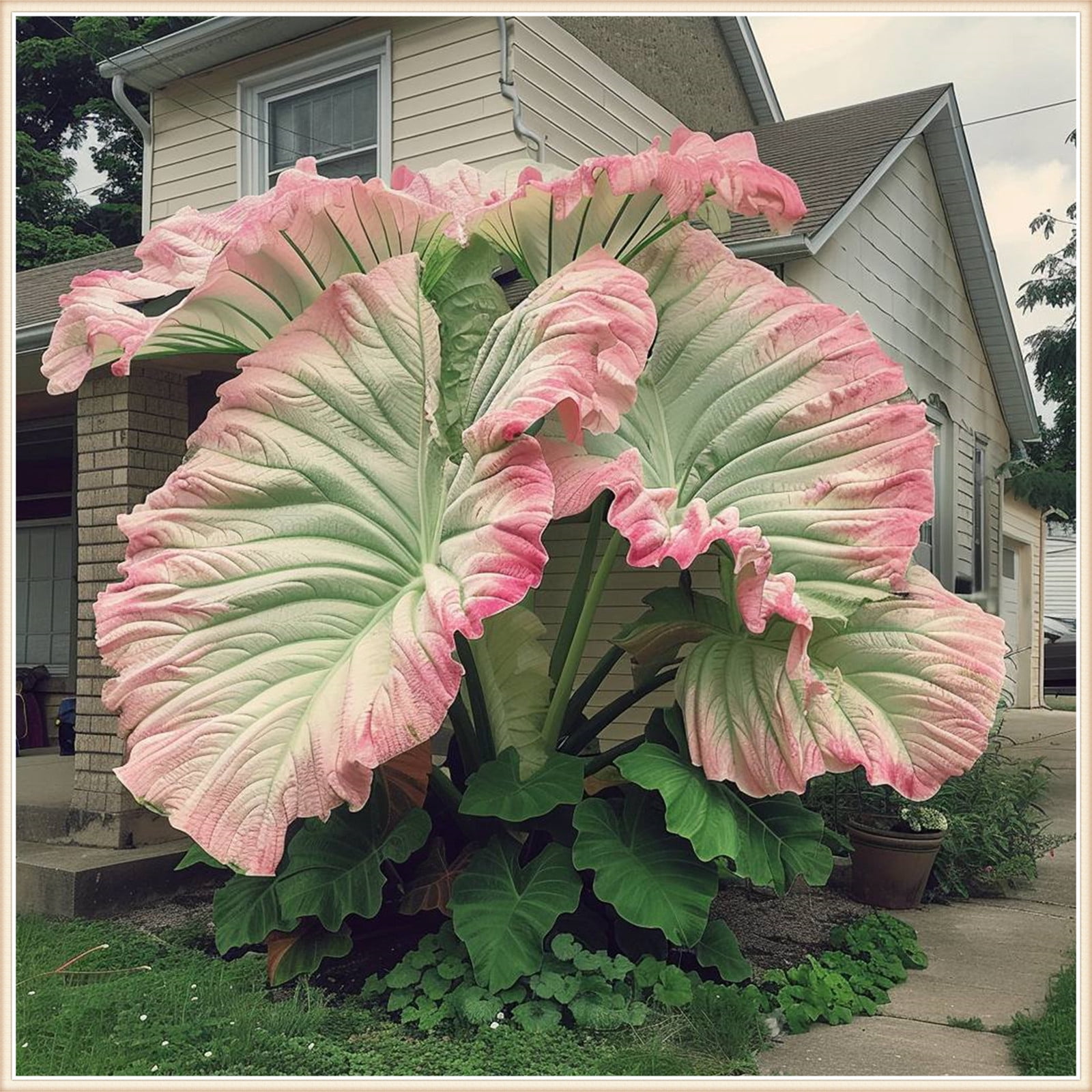 Garden Planting Ornaments [Elephant ear for Planting] Elephant ear Bulk ...
