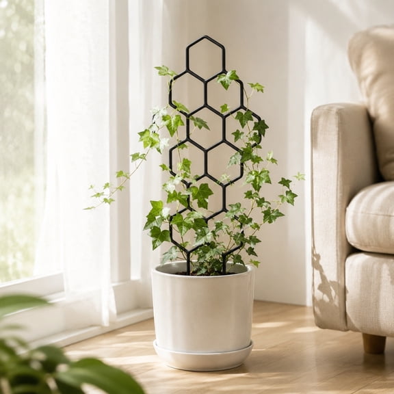 Garden Plantsss Support Pole, Outdoor Potted Plantsss Climbing Frame with Flexible Splicing, Decorative Flower Bed Trellis