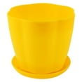 thumbnail image 1 of Garden Plastic Petal Shaped Plant Planter Holder Flower Pot Tray, 1 of 7