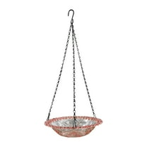 Garden Platform Wild Bird Feeder for Outside, Large Hanging Fireproof Plastic Tray Chipmunks/Squirrel Feeder, Maximum Bird Viewing, Large Capacity, Easy to Clean & Refill 212R