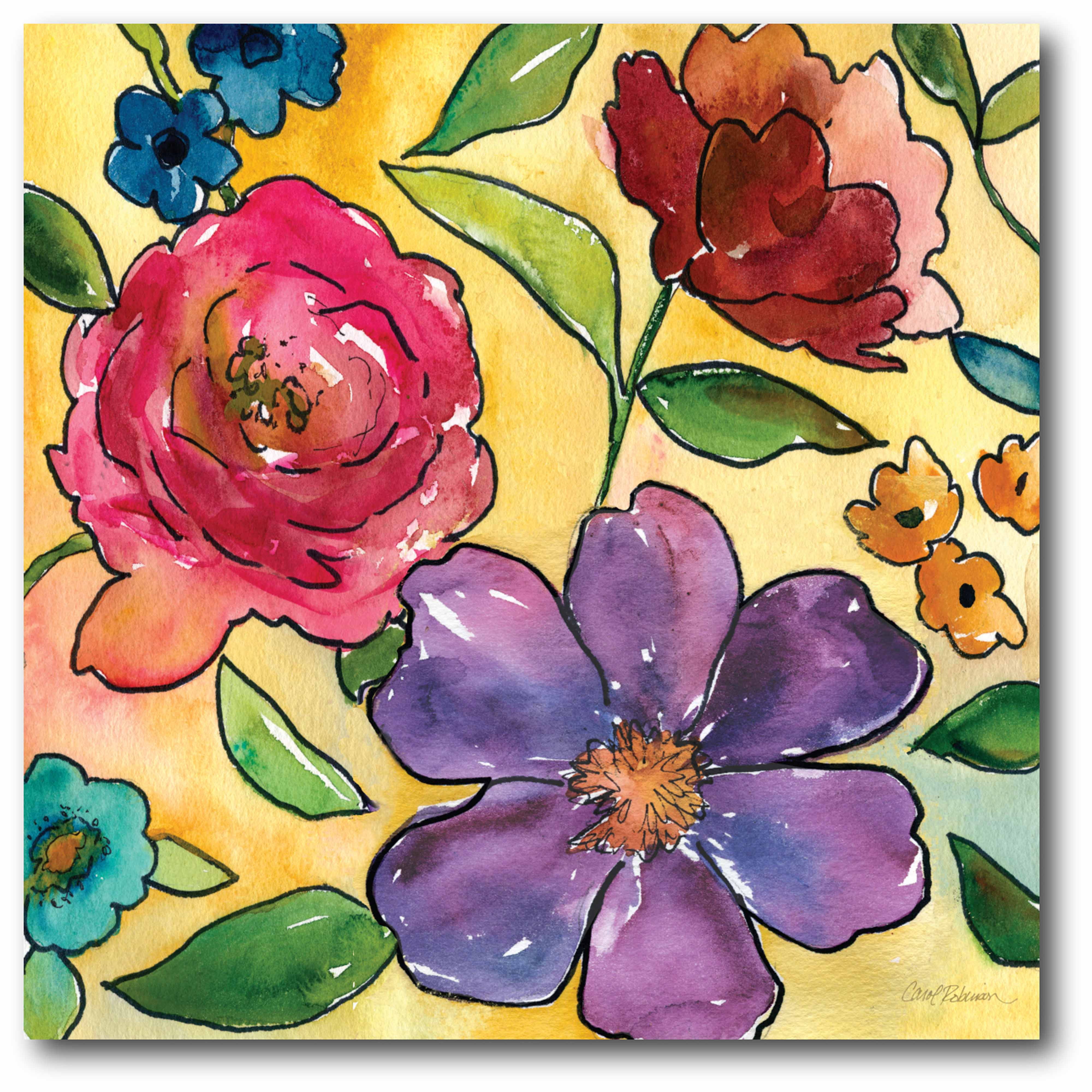 Garden Pleasures II Gallery-Wrapped Canvas Wall Art, 16x16