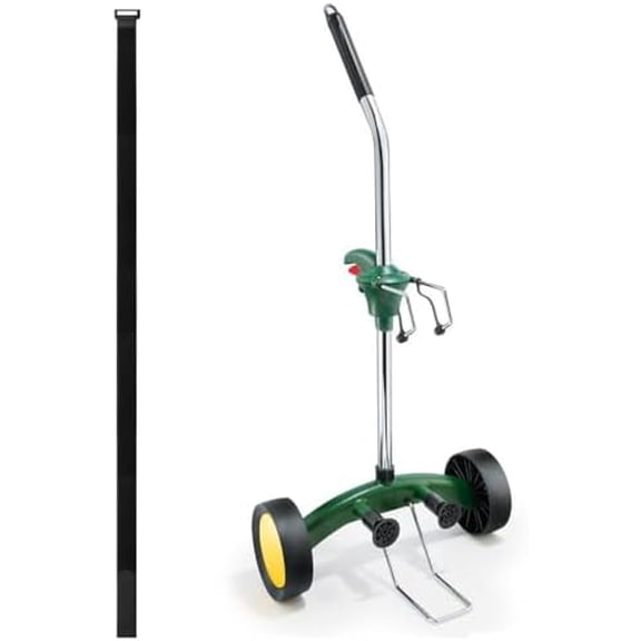 Garden Pot Mover Dolly Heavy Duty Plant Caddy Wheeled Trolley with Adjustable Handle Flat Free Wheels for Plant Pot$$Garden & Patio