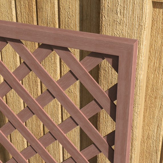 Garden Pots Outsunny Raised Garden Bed with Trellis Lattice, Wood Planter Box with Self Draining Gap, Freestanding Trellis Planter for Climbing Plants, Vines, Flowers, 29.5" x 13.25" x 53.25", Light