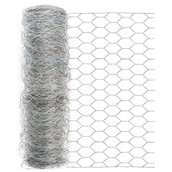 Garden Poultry Chicken Wire Netting - 72 ''  150 ' Garden Fence Animal Barrier, Chicken Wire for Crafts, 1 inch Mesh Poultry Netting Fence, Pet/Rabbit/Chicken Wire Fencing