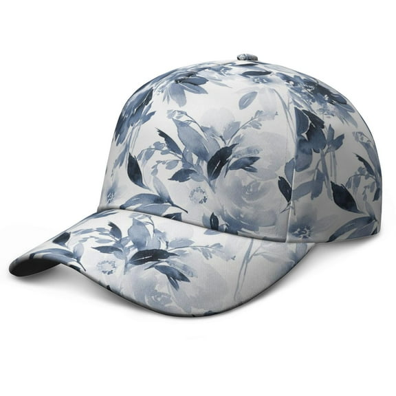 Garden Print Baseball Cap Adjustable Snapback