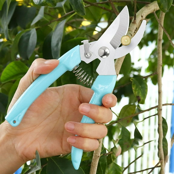 Garden Pruning Shears under $5! CQCYD Garden Pruning Shears for Plants, Stainless Steel Hand Pruners, Bypass Gardening Scissors, Yard Work Cutting Tools