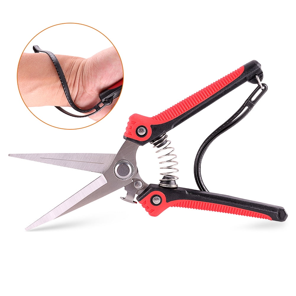 Garden Pruning Shears - Non-Slip Scissors with Locking Handle for ...