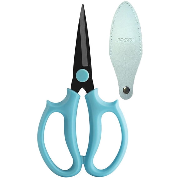 Garden Pruning Shears Scissors with Comfort Grip Handle, Premium Steel Professional Floral Scissors, Perfect for Arranging Flowers, Pruning, Trimming Plants, Gardening Tool (Pink)