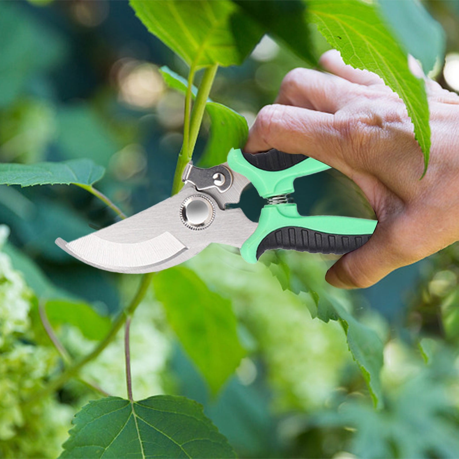 Garden Pruning Shears Stainless Steel Blades Handheld Pruners Premium