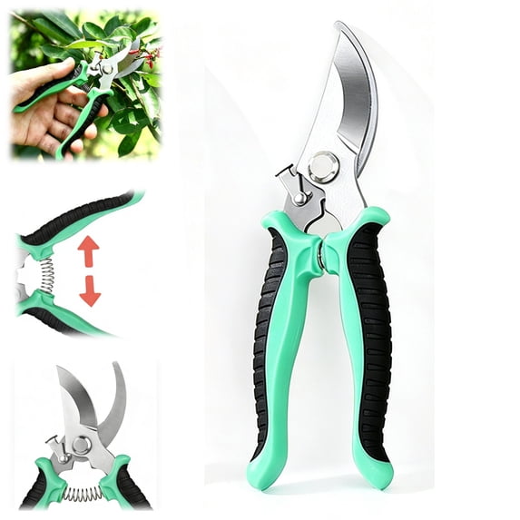 Garden Pruning Shears, Stainless Steel Pruning Shears, Handheld Pruners Set for Gardening, Garden Tools for Flowers Fruit Trees