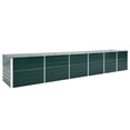 thumbnail image 1 of vidaXL Raised Bed Green Galvanized Steel 189 x 31.5 x 30.3 in Durable, 1 of 4