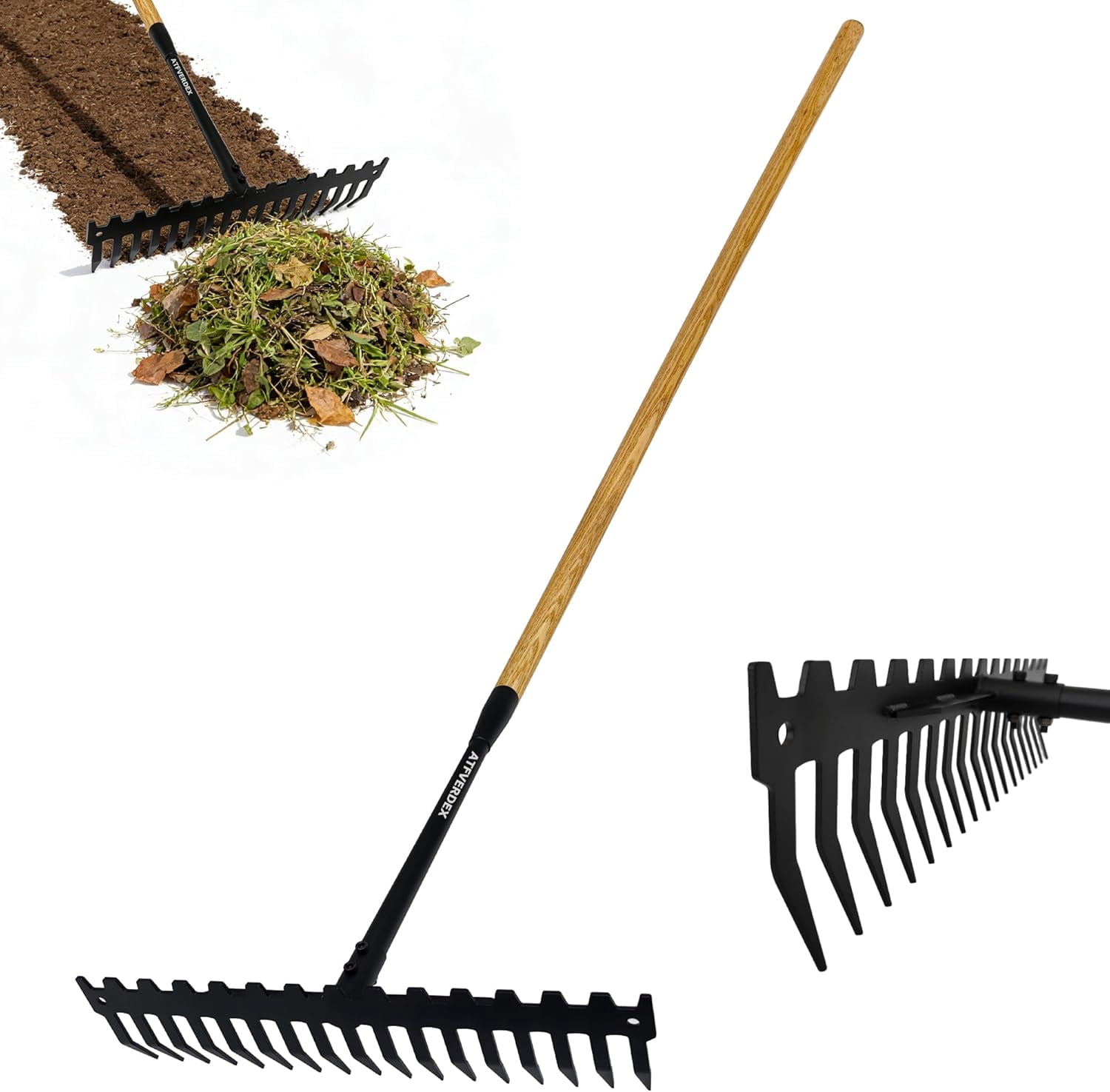 Outdoor Rake Garden Rake, 60