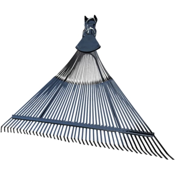 Garden Rake Head Only,Hand Rake Head Steel Farm Tool Replacement Leaf Rake Head for Cleaning Debris Pine Needle Yard Weeding, 44 Teeth 62x55cm