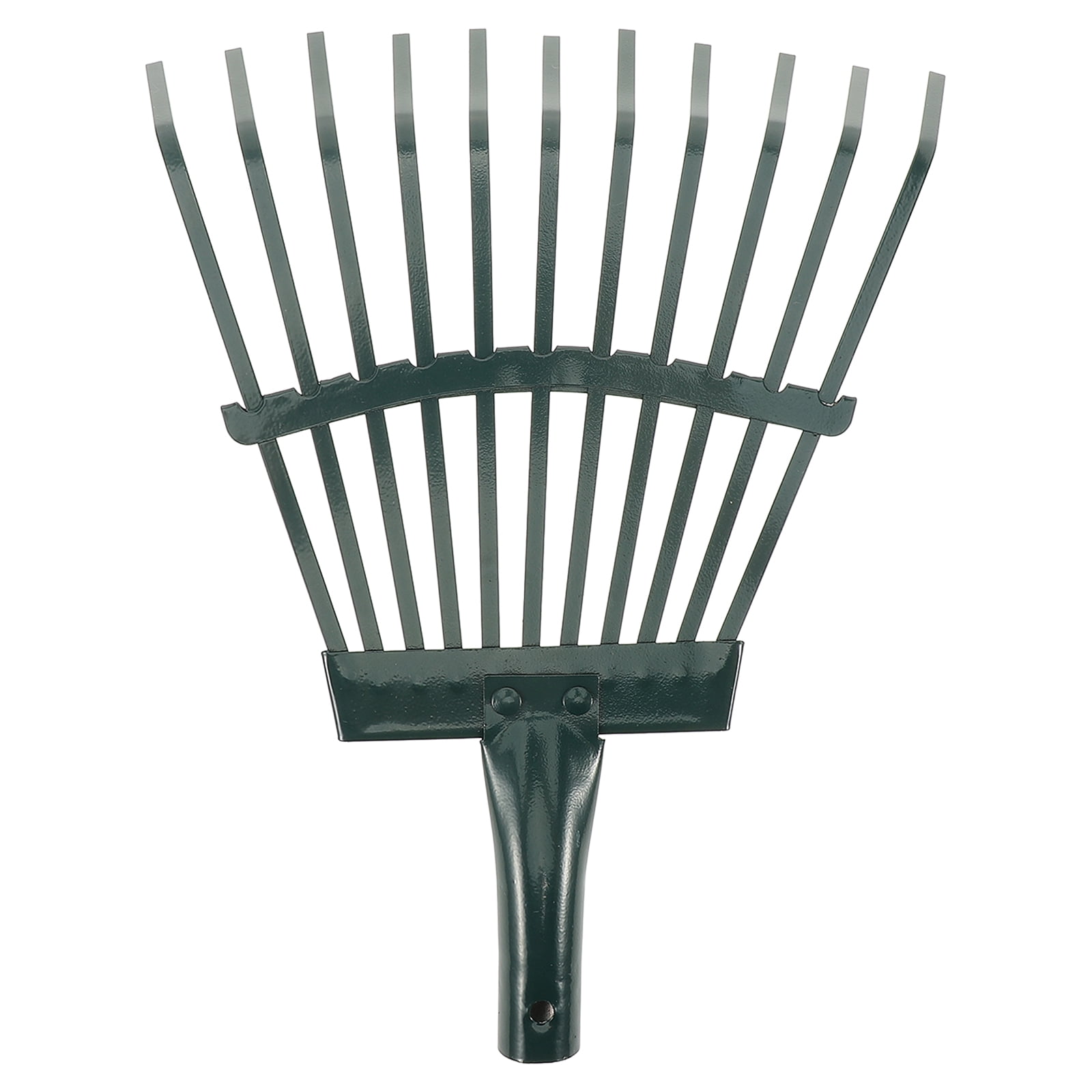 Garden Rake Portable Metal Lawn Rake Garden Shrub Rake for Leaves Multi ...