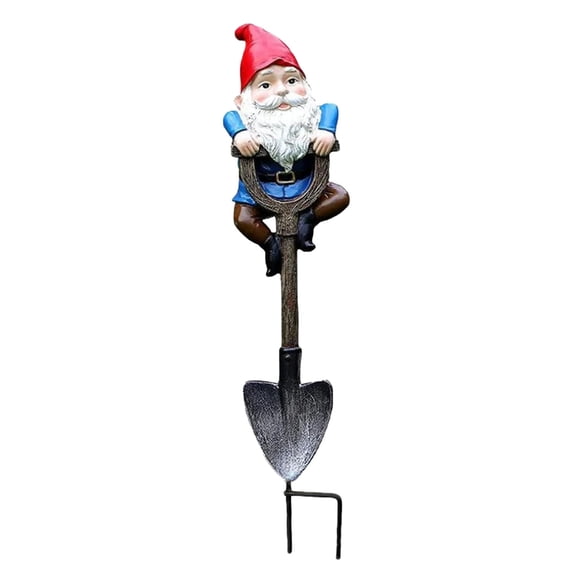 Garden Resin Statue for Outdoor | Sculptures & Statues Garden Figurines with Shovel Animals Rabbit Turtle,5X16.5 cm,Blue