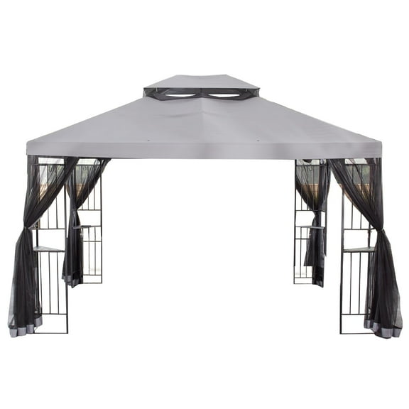Garden Riplock 350 10ft x 12ft Slate Gray Top Cover Outdoor Canopy