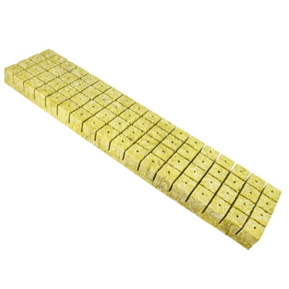 Garden Rock Wool Grow Cubes Starter Plug Rock Wool Cubes for Hydroponics Soilless Cultivation Clones Plant Substrate