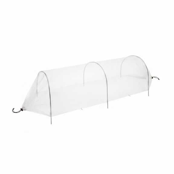 Garden Row Cover, Insect Netting Tunnel for Raised Beds, Plant Protection Mesh, 4ft