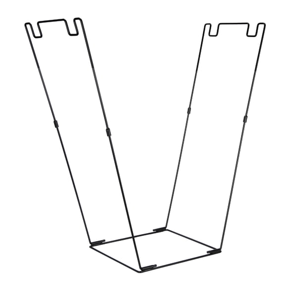 Garden Rustproof Flexible Metal Trash Bag Basket Holder Adaptable Structure For Lawns Leaves And Recycling Waste