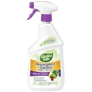 Garden Safe Brand Houseplant & Garden Insect Killer, Ready-to-Use, 24-Ounce, 4-Pack   Residential Use, Standard Application