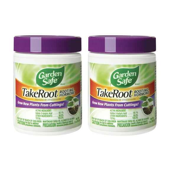 Garden Safe Brand TakeRoot Rooting Hormone, Helps New Plants grow from Cuttings, 2 Ounces, 2 Pack C40
