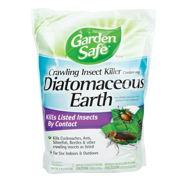Garden Safe Crawling Insect Killer Containing Diatomaceous Earth, 4 Lb