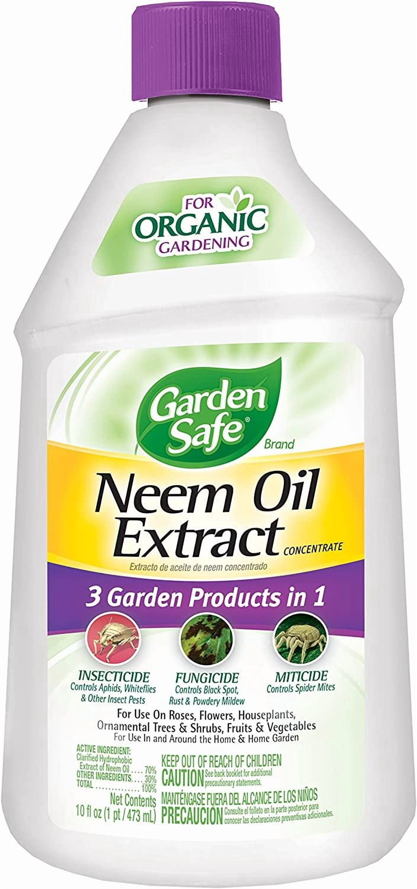 Garden Safe Organic Neem Oil Extract Concentrated for Plants