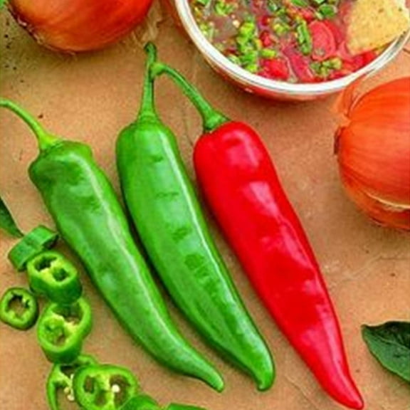 Garden Salsa Hybrid Hot Pepper Garden Seeds - 100 Seeds - Non-GMO Vegetable Gardening Seed