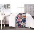 thumbnail image 1 of Garden Scene Bed Runner, Nostalgic Effect Rose Flowers Vintage with Leaves and Berries Art, Decorative Accent Bedding Scarf for Hotels Homes & Guest Rooms, King, Pale Vermilion Eggshell, by Ambesonne, 1 of 3