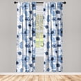 thumbnail image 1 of Garden Scene Window Curtains, Botanical Inspirations Dreamy Flowers Vintage Bohemian Print, Lightweight Decor 2-Panel Set with Rod Pocket, Pair of - 28"x95", Pale Azure Blue Soft Blue, by Ambesonne, 1 of 3