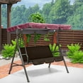 thumbnail image 1 of Garden Seat Replacement Cloth, Double Hammock Seat Cover for Outdoor Patio, Swing Chair Fabric Replacement, 1 of 8