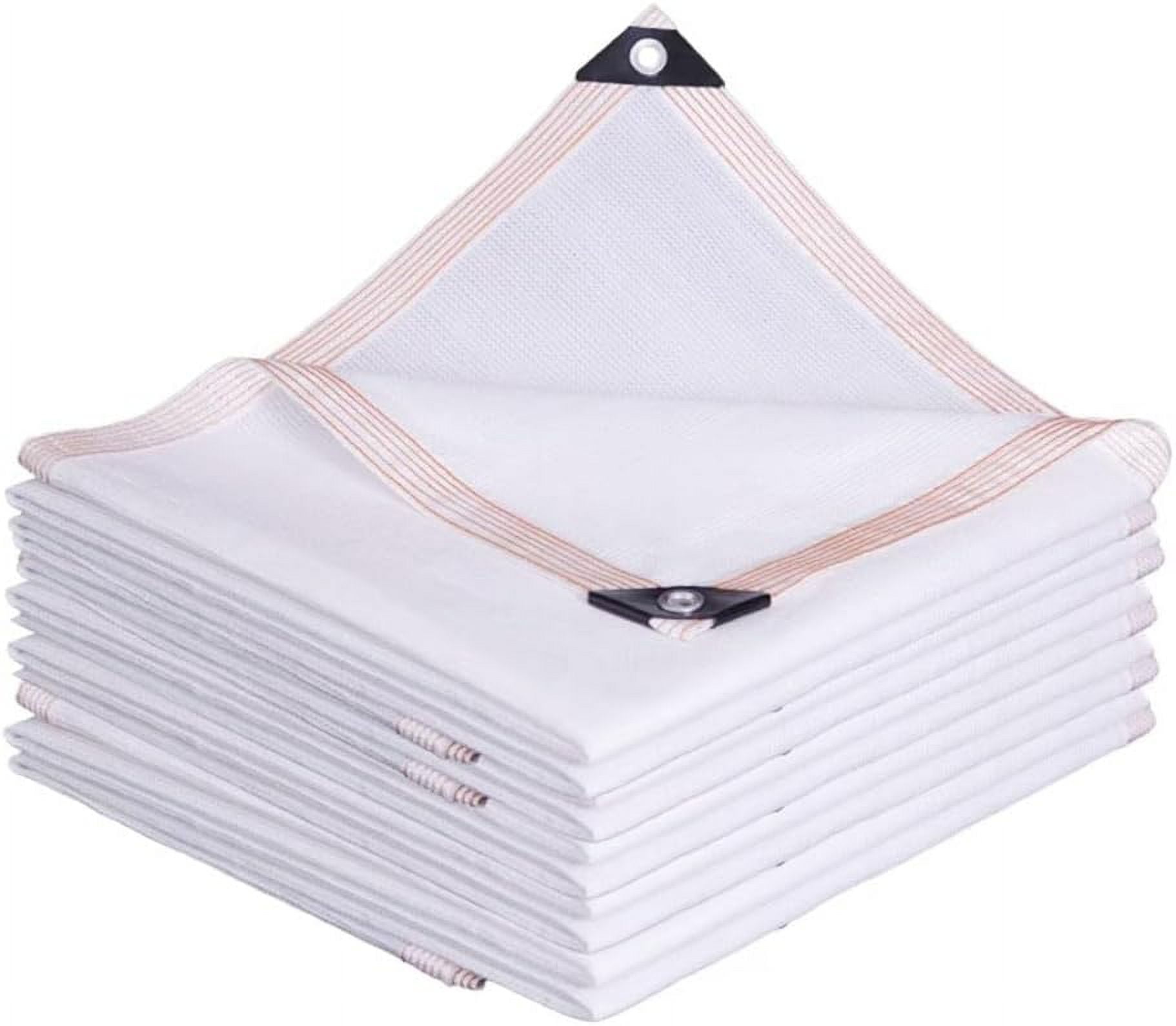 Garden Shade Cloth 90% Sunblock Netting, Breathable Fabric Mesh Tarp with Grommets, for Greenhouse Plant Net White 3.3x16ft 10x26ft 16x33ft 20x39ft(Size:10x20ft) - 10x20ft