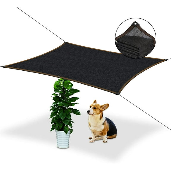 Garden - Shade Cloth - for Plants Heat Protection 10'x12', 70% Vegetable Greenhouse Canopy with Grommets, Chicken Coop & Dog Kennel Cover, Outdoor Sun Tarp of Backyard & Balcony