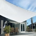thumbnail image 1 of Garden Shade Cloth, Sunscreen Fabric, White Plastic Shade Sail for Patio, Pool, Garden, UV Block, Breathable Mesh, 1 Piece, 1 of 9