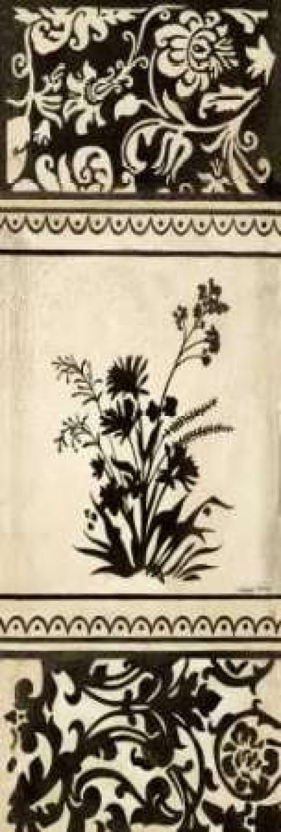 Garden Shadow II Canvas Art - Kimberly Poloson (8 x 24)