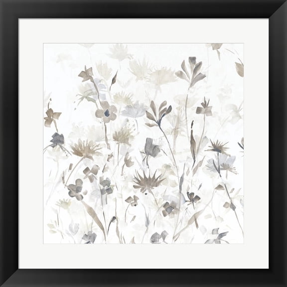 Garden Shadows IV on White by Avery Tillmon, Framed Wall Art, 19.5W x 19.5H