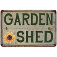 thumbnail image 1 of Garden Shed Vintage Look Garden Chic 8 x 12 Matte Finish Metal 108120020043, 1 of 1