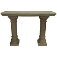 thumbnail image 1 of Garden Shelf with Columns – Natural Sandstone Appearance – Made of Resin – Lightweight – 48”, 1 of 6