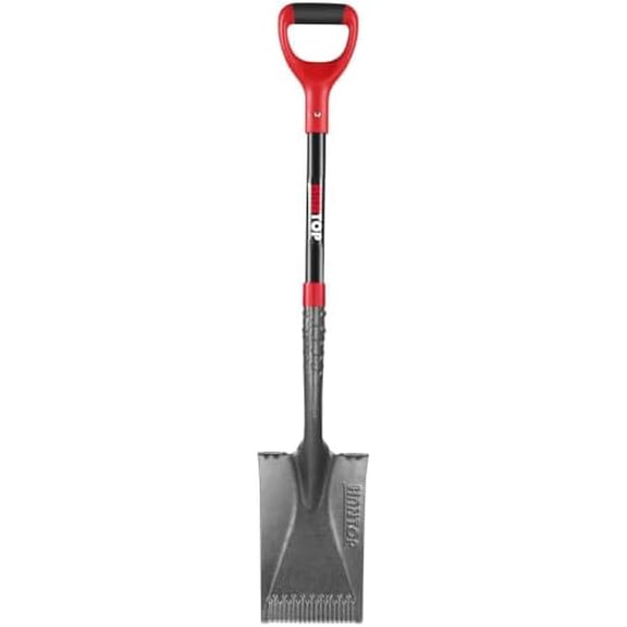 Garden Shovel Flat Spade Edge Shovels Trenching Spades with Fiberglass Handle for Gardening Lawn Edging,43 inches
