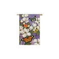 thumbnail image 1 of Garden Size Flag, Oriental Dogwood & Butterflies, 12.5x18 Inches, 1 of 2