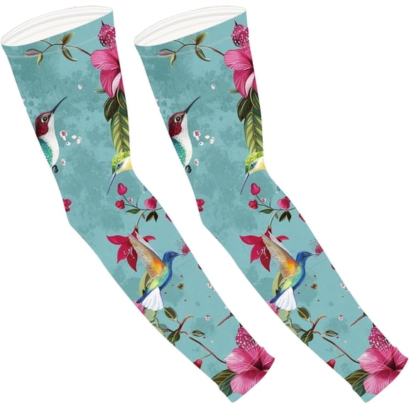 Garden Sleeves Cooling Arm Sleeves Leaf Sun Protection Sleeves Thorn Proof Arm Sleeves Mixed Color