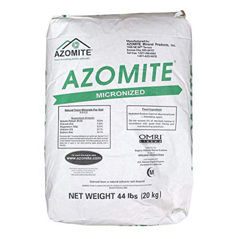 TeviRoom Garden Smart Azomite Micronized Organic Fertilizer, 44 lb